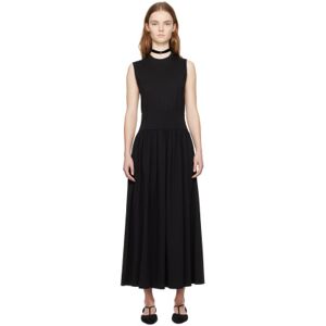 TOTEME Black Sleeveless Midi Dress  - 001 BLACK - Size: Medium - female