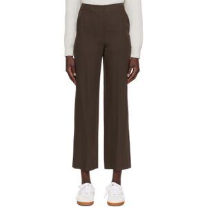 Recto Brown Cesare Trousers  - Brown - Size: Extra Small - female