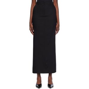 Teurn Studios Black Tot Maxi Skirt  - Black - Size: FR 42 - female