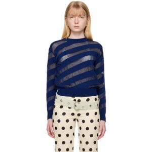 Gimaguas Navy Zebara Sweater  - Navy - Size: Extra Small - female