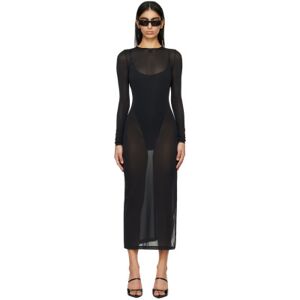 Courrèges Black 2nd Skin Maxi Dress  - 9999 Black - Size: Large - female