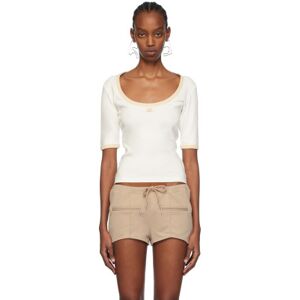 Courrèges White Holistic T-Shirt  - B091 White Heritage - Size: Extra Small - female