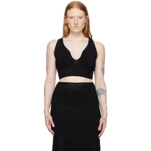 Victoria Beckham Black Frame Detail Camisole  - BLACK - Size: UK 14 - female