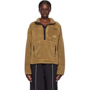 The North Face Tan Extreme Pile Sweatshirt  - YU3 TNF Black/Utilit - Size: Large - female