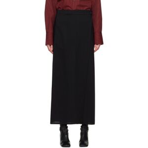 La Collection Black Jun Midi Skirt  - Black - Size: 1 - female