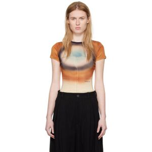 Eckhaus Latta SSENSE Exclusive Tan & Beige T-Shirt  - Oxygen - Size: Extra Small - female