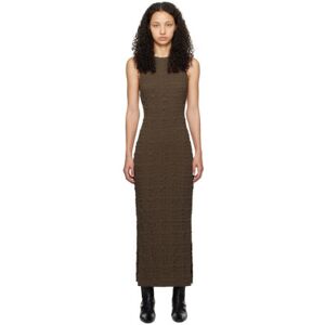 Nanushka Brown Sterre Midi Dress  - Dark Brown - Size: Extra Small - female