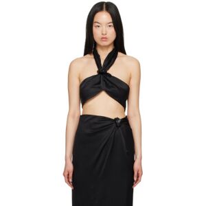 Nanushka Black Maru Bralette  - Black - Size: Medium - female