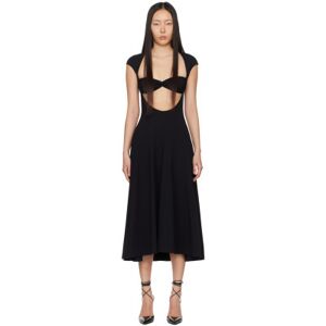 Beaufille Black Baes Midi Dress  - Black - Size: Extra Small - female