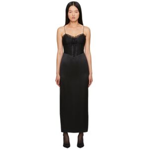 Reformation Black Peniel Midi Dress  - Black - Size: Extra Large - female