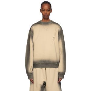 Pro-Ject Y/Project Beige & Gray Pinched Sweatshirt  - Beige Spray - Size: Extra Small - female