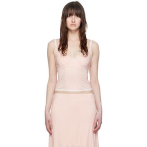 GUIZIO Pink Dainty Camisole  - Light Pink - Size: Extra Small - female