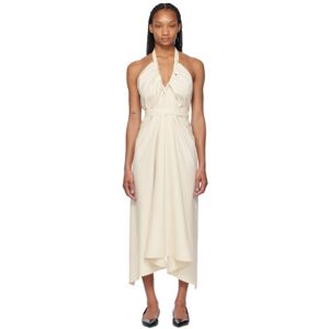 Baserange Off-White Node Maxi Dress  - Undyed - Size: Extra Small - female