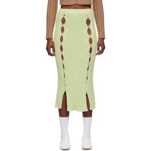 Baserange Green Loulou Maxi Skirt  - Mimosa - Size: Large - female