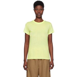 Baserange Green Crewneck T-Shirt  - Lime - Size: Extra Small - female