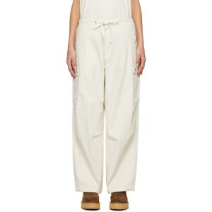Rhude Off-White Parachute Trousers  - 1019 Off-White - Size: Large - female