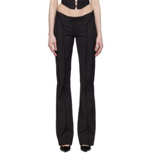 MISBHV Black Lara Trousers  - Black - Size: Extra Small - female