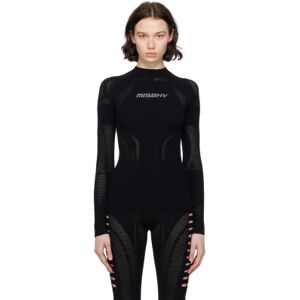 MISBHV Black Future Sport Top  - Black - Size: Extra Small - female