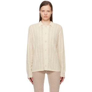 Holzweiler Off-White Rina Cardigan  - 1001 Ecru - Size: Small - female