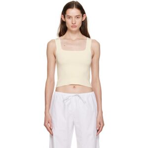 Matteau Off-White Classic 90s Tank Top  - Ecru - Size: 4 - female