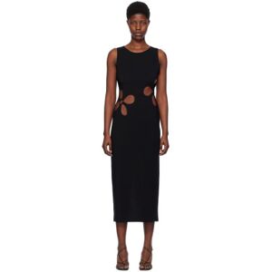 Olēnich Black Cutout Maxi Dress  - Black - Size: Large - female