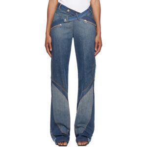 SRVC Blue Uma Jeans  - Denim Blues - Size: FR 34 - female