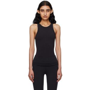 SKIMS Black Cotton Jersey Crew Neck Tank Top  - Soot - Size: 2X-Large - female