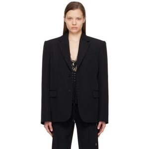 Jean Paul Gaultier Black Corseted Blazer  - 00 Black - Size: FR 40 - female