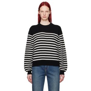 KHAITE Black 'The Viola' Sweater  - 202 Black / Ivory - Size: Large - female