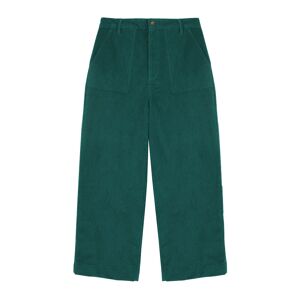 Joanie Clothing Lafayette Wide Leg Corduroy Trousers - Green - 18