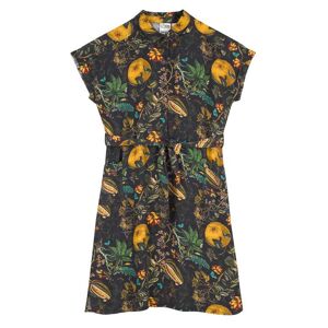 Joanie Clothing Natural History Museum X Joanie - Meronti Flora and Fauna Print Collared Shirt Dress-20  - Sustainable Organic Cotton