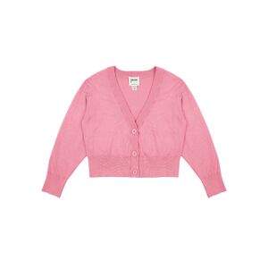 Joanie Clothing Nesh V-Neck Cropped Cardigan - Pink - Extra Large (UK 20-22)
