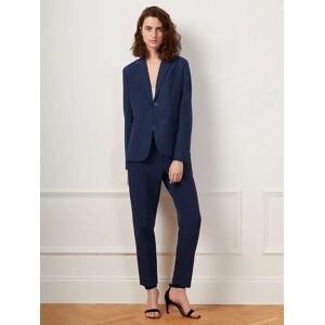 French Connection Whisper Ruth Tapered Trousers, Utility Blue - Utility Blue - Female - Size: 6