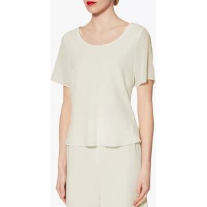 Gina Bacconi Triple Layer Chiffon Top - Butter Cream - Female - Size: 10