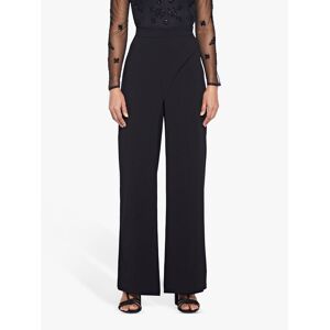 Adrianna Papell Crepe Trousers, Black - Black - Female - Size: 6