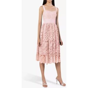 French Connection Elsa Lace Midi Bridesmaid Dress - Magnolia - Female - Size: 10