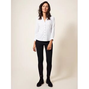 White Stuff Jodie Fitted Ponte Jeggings - Black - Female - Size: 8