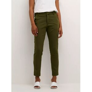 KAFFE Lea Chino Trousers - Grape Leaf - Female - Size: 8