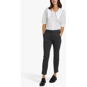 KAFFE Mette Slim Fit Trousers - Black Deep - Female - Size: 12