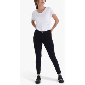 KAFFE Vicky Slim Fit Jeans - Deep Black - Female - Size: 12