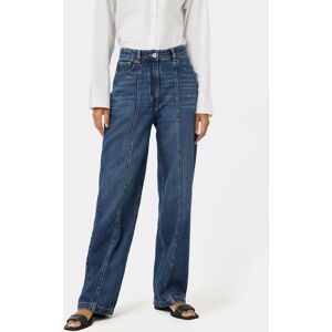 Jigsaw Tailored Loose Leg Jeans, Vintage Mid Blue - Vintage Mid Blue - Female - Size: 24