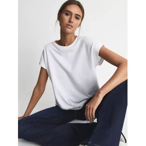 Reiss Tereza Cotton Jersey T-Shirt - White - Female - Size: XS