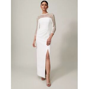 Phase Eight Belle Hotfix Maxi Dress, Ivory - Ivory - Female - Size: 14