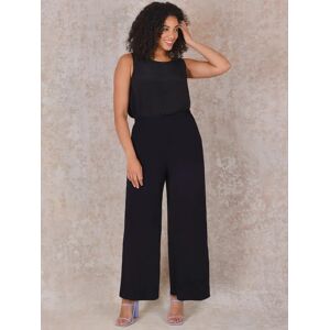 Live Unlimited French Crepe Palazzo Trousers - Black - Female - Size: 12