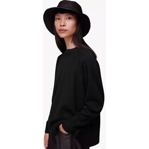 Whistles Ultimate Cashmere Jumper - Black - Female - Size: M