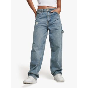 Superdry Organic Cotton Vintage Carpenter Jeans - Sycamore Mid Stone - Female - Size: W32/L32