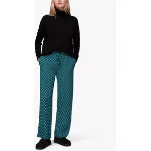 Whistles Pippa Sun Check Print Trousers, Multi - Multi - Female - Size: 18