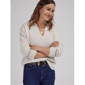 Baukjen Radana Cashmere Jumper, Antique White - Antique White - Female - Size: 10