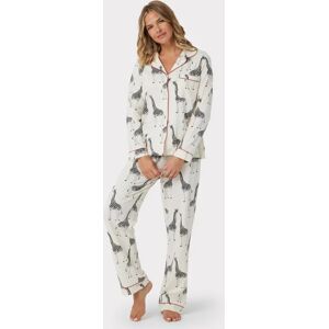 Chelsea Peers Organic Cotton Giraffe Pyjamas - Cream - Female - Size: L