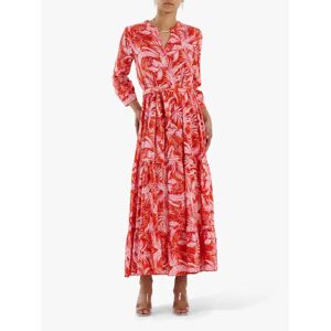 Lollys Laundry Nee 3/4 Sleeve Maxi Dress Nee, Red - Red - Female - Size: XS